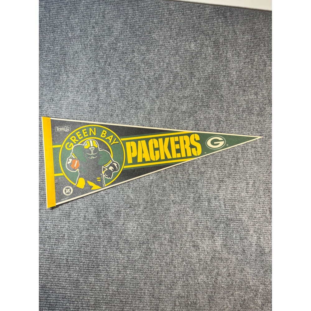 Vintage‎ Green Bay Packers Pennant Team NFL WinCraft Football Decor